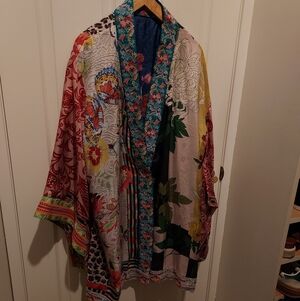 Johnny Was Biya Short Reversible  Kimono